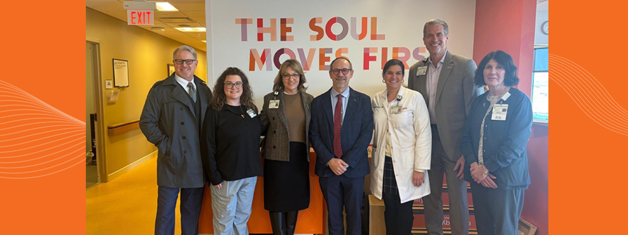 Dr. Pablo Celnik & John Dunkin Visit With Silver Cross Hospital Alliance Team