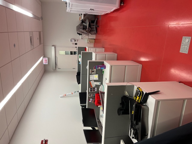 Closed Desk Space