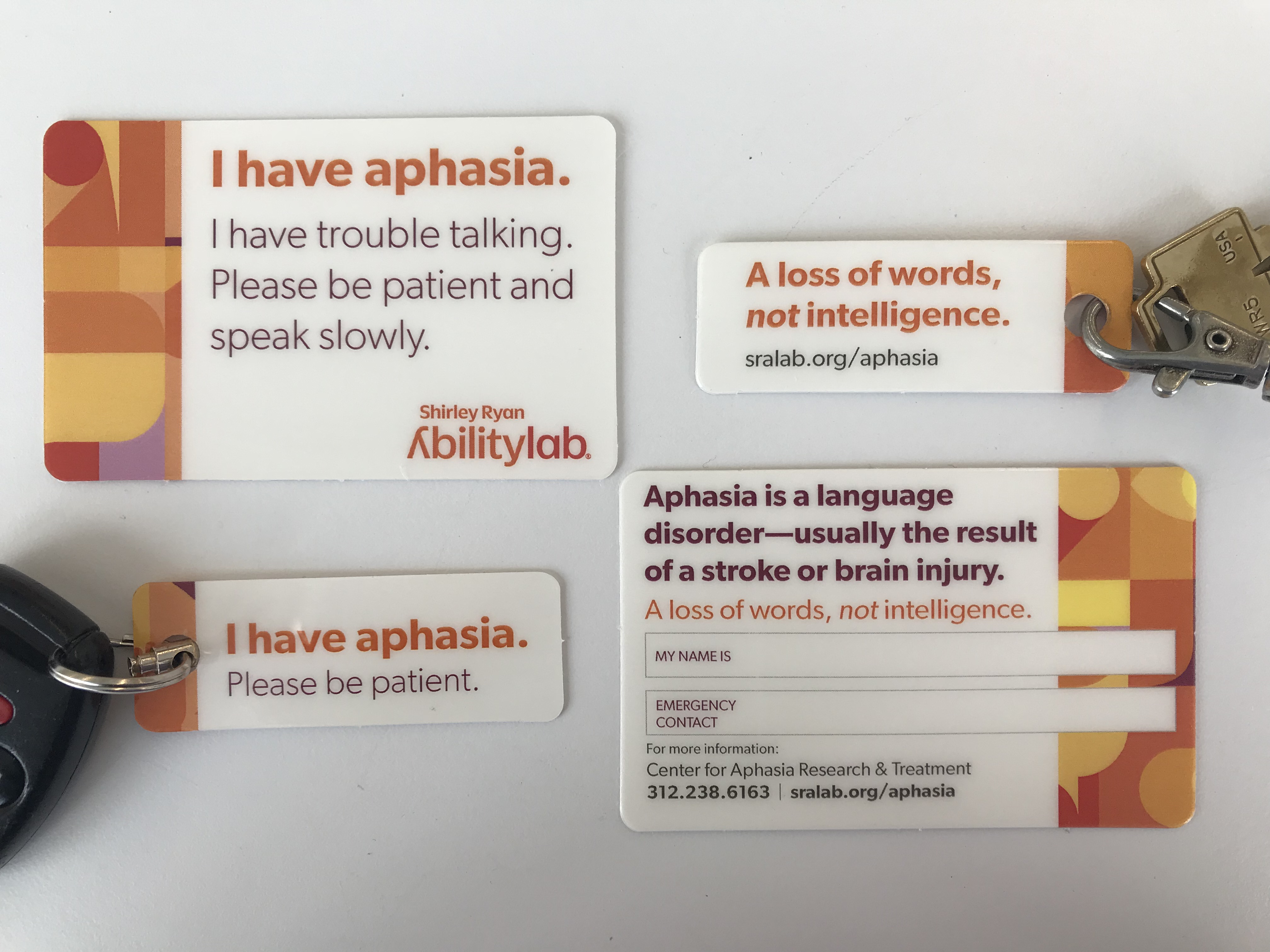 Aphasia Card