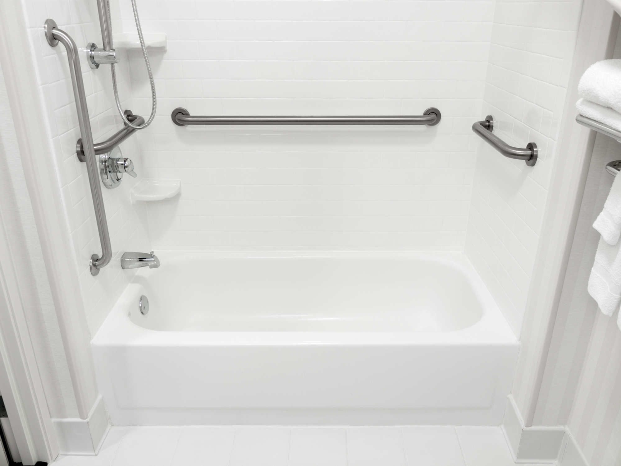 Grab bars for shower