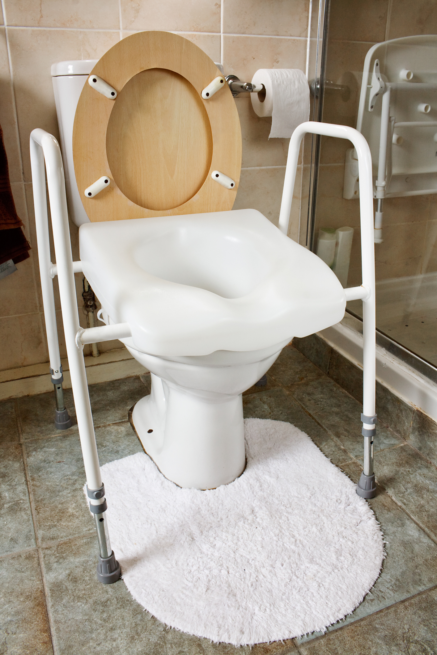 elevated toilet seat