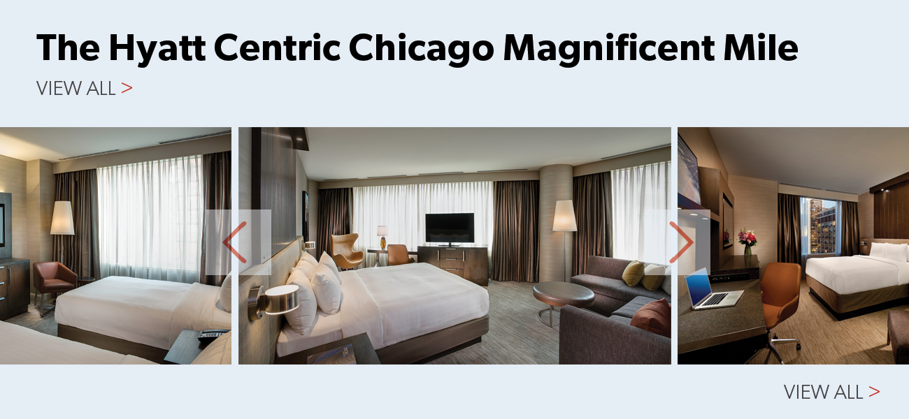 Room Types at Hyatt Centric Chicago Magnificent Mile
