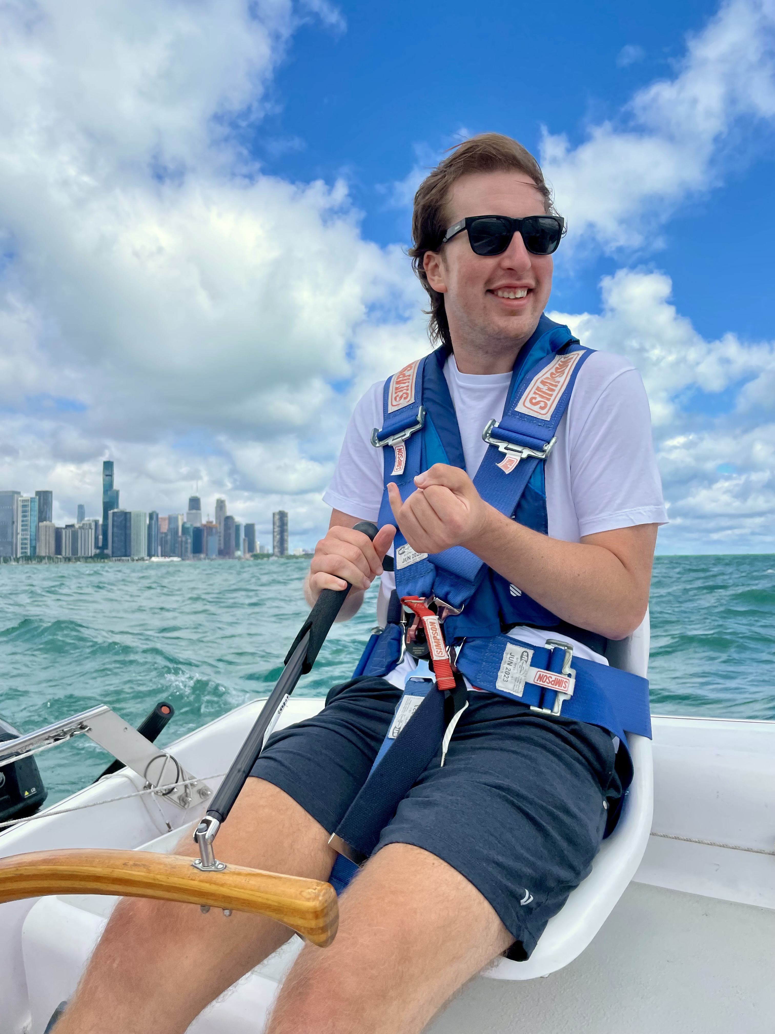 Jake sailing