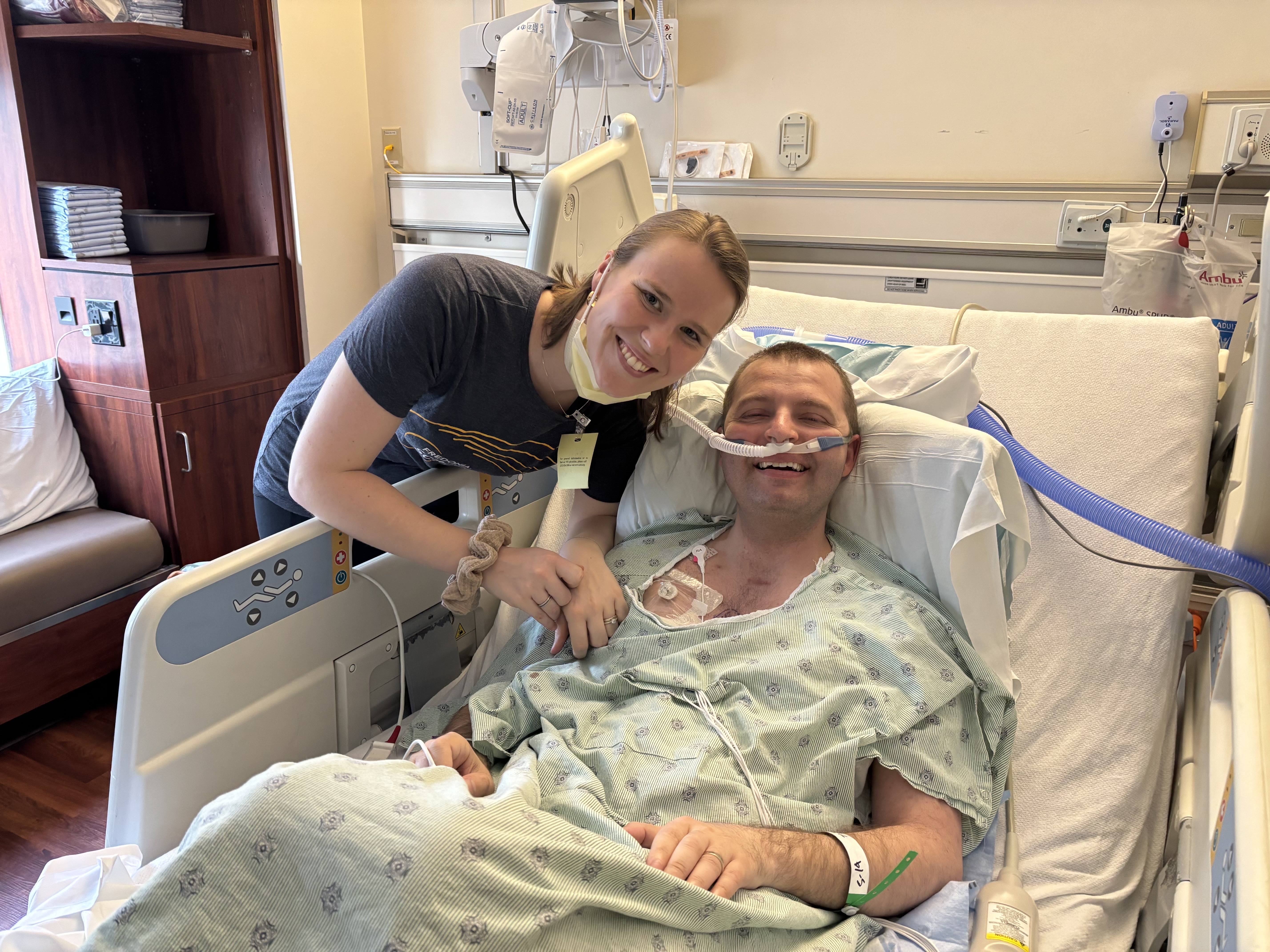 Dean after surgery
