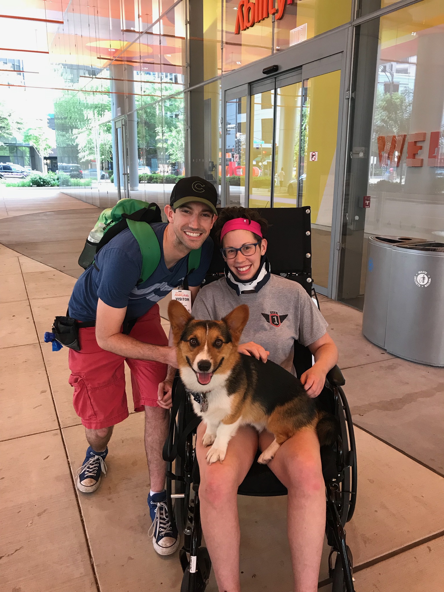 Tracy, Kevin and their dog