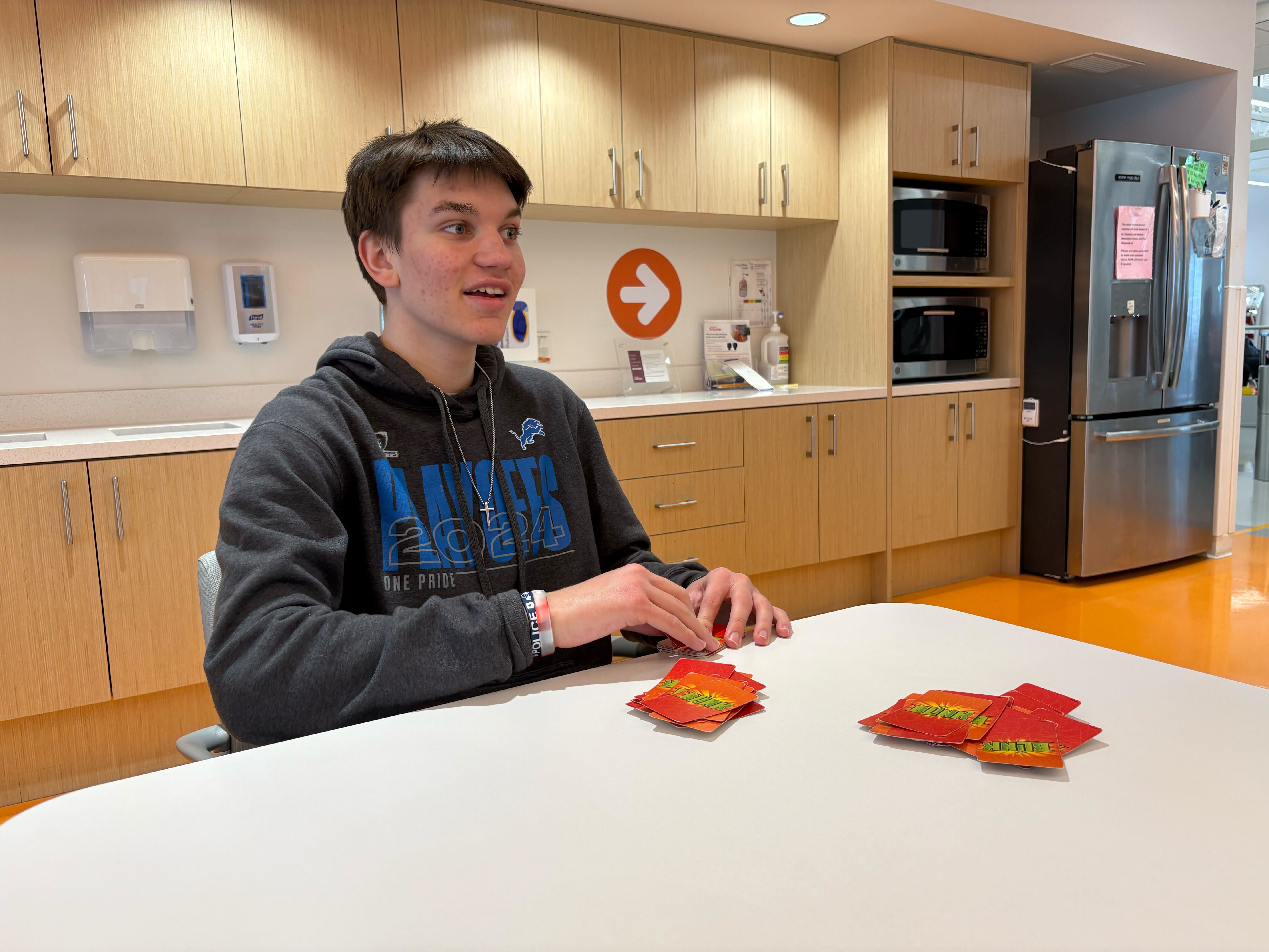 Brendan playing games