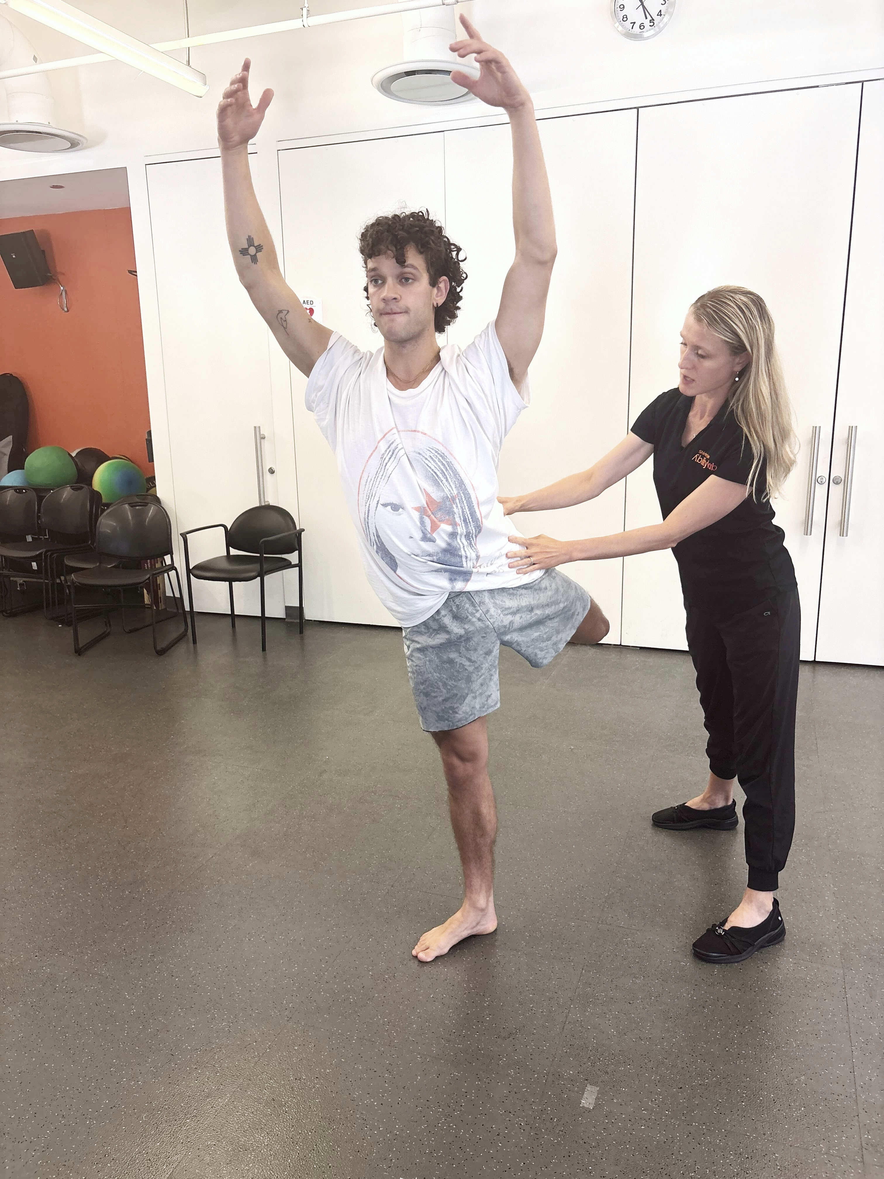 Jack in physical therapy