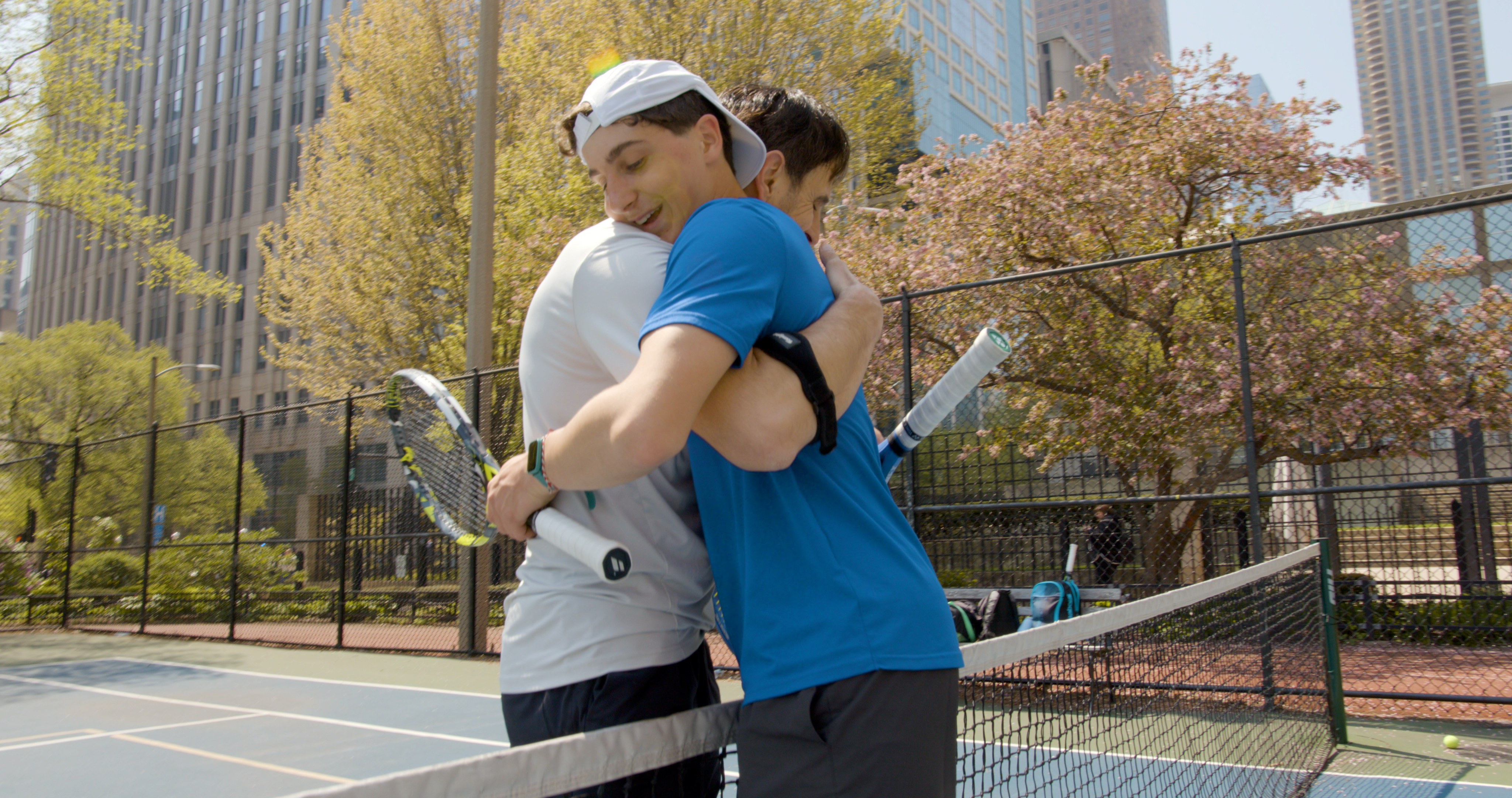 Kellan hugging Georgi