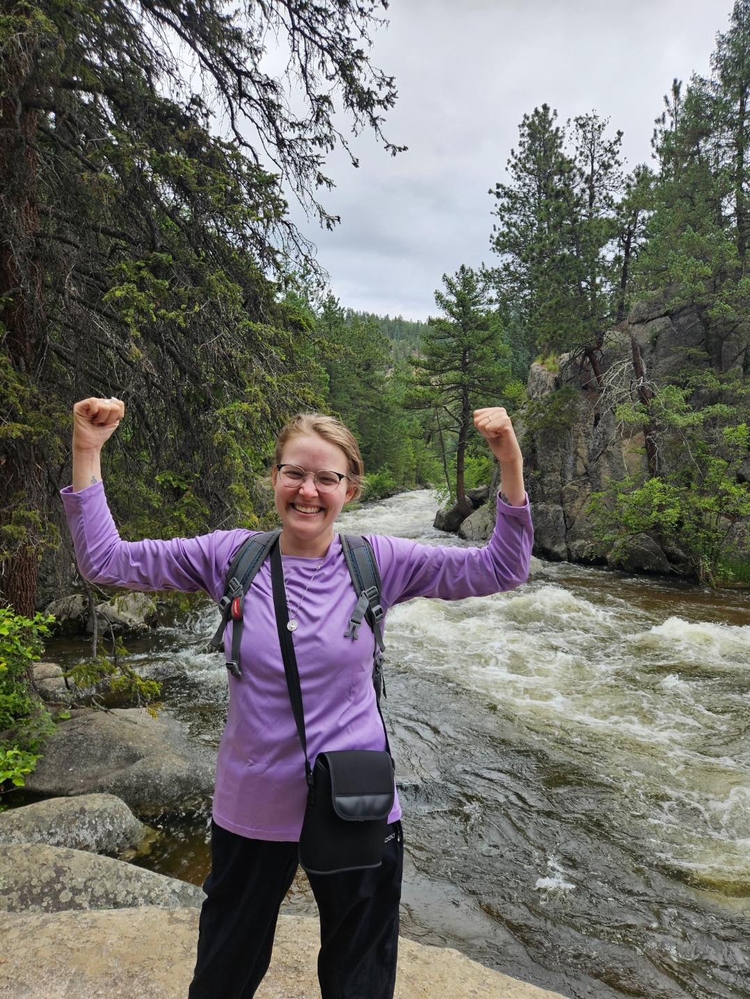 Sarah hiking