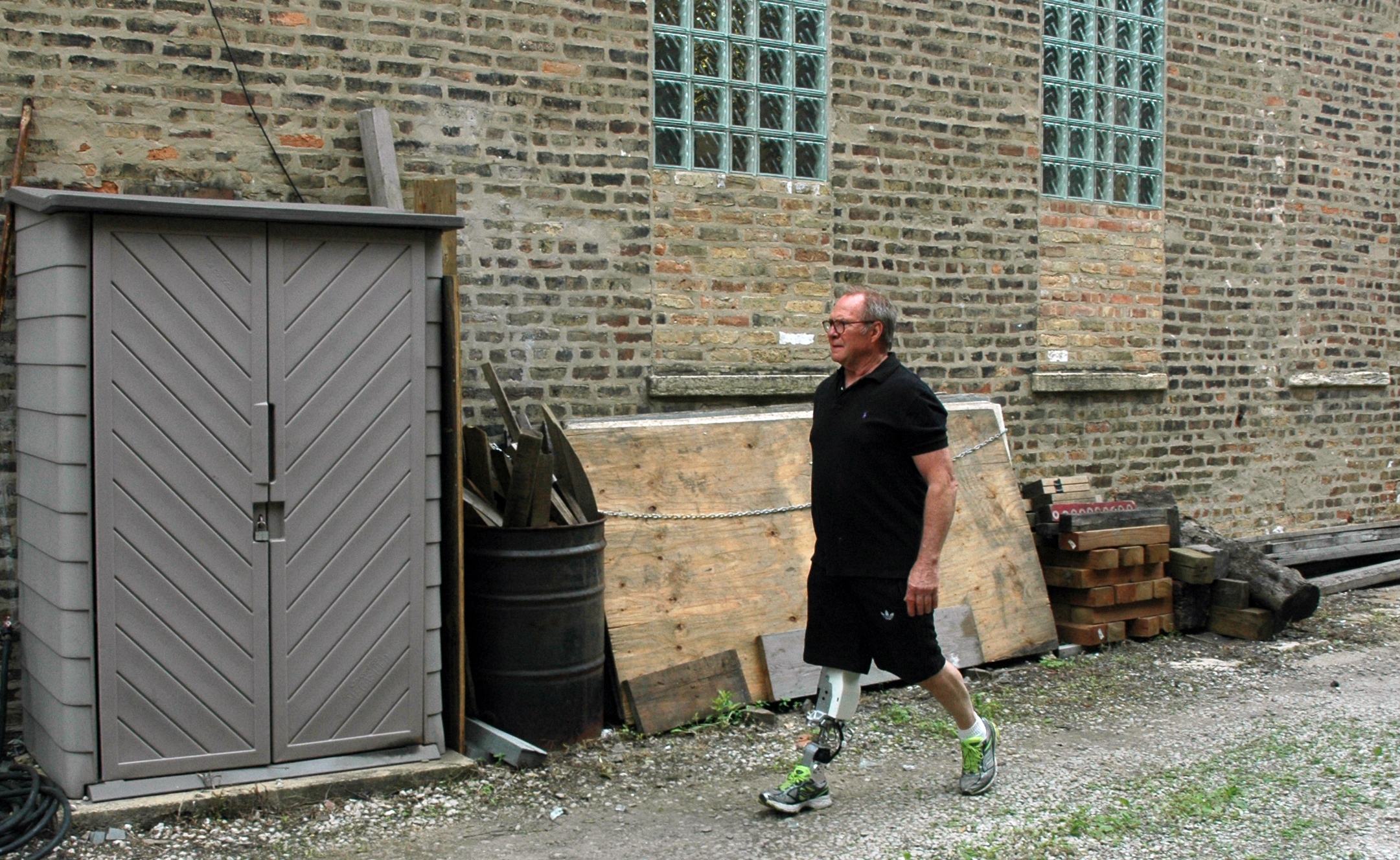 Walking with Prosthetic Leg