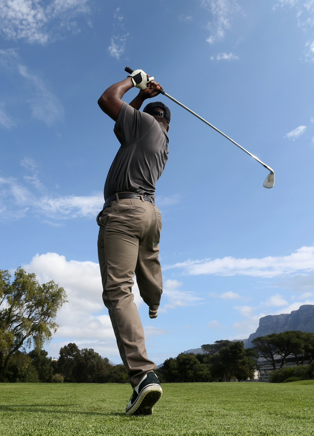 adaptive golfer