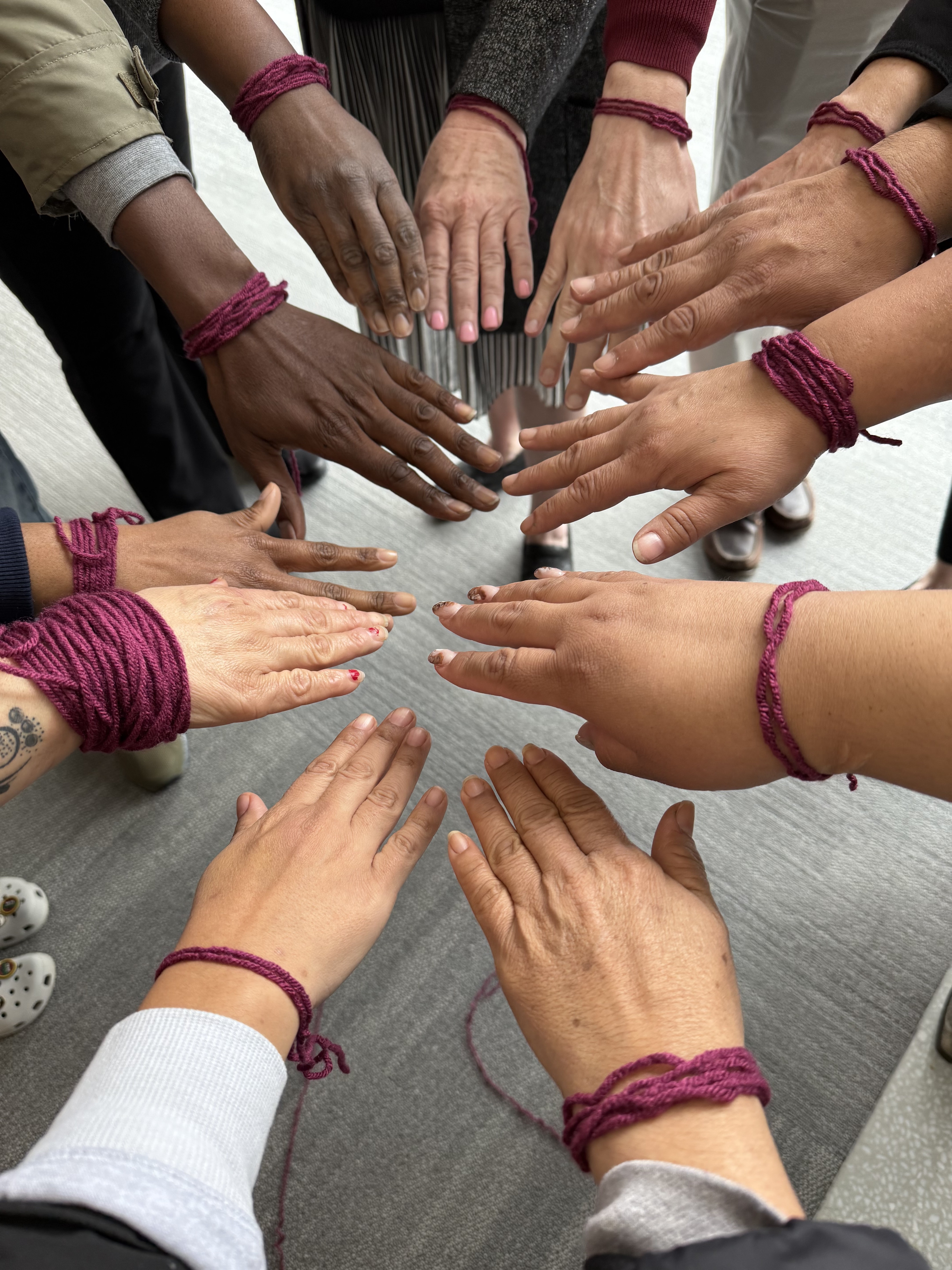 group showing bracelets