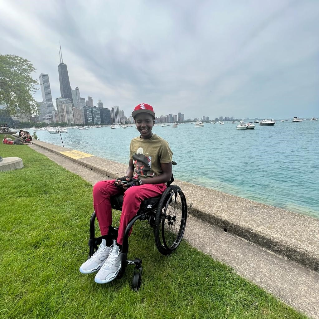 Lewis at the Chicago Lakefront