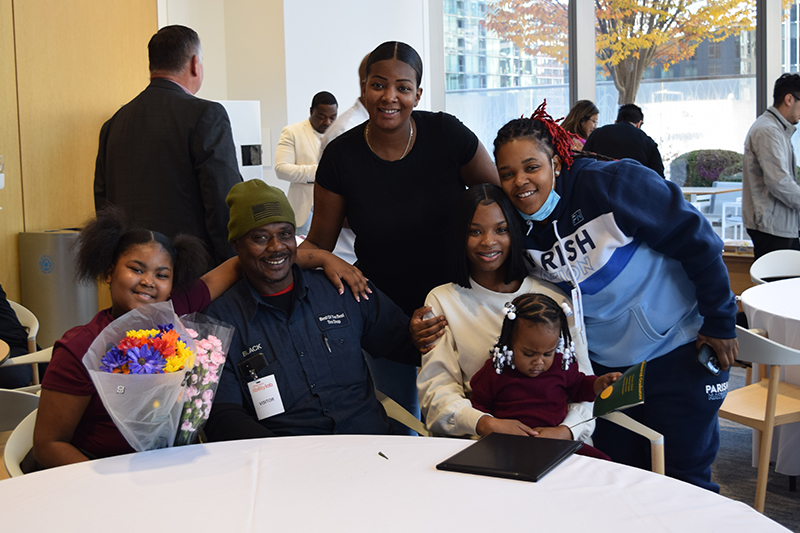 Lataisha Davis with her family