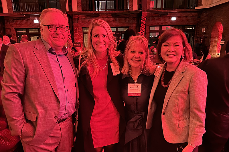 Nancy with Jonathan Tingstad, Katie Hartoin and Laurie Tenzer