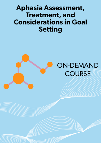 APHASIA ASSESSMENT, TREATMENT & CONSIDERATIONS IN GOAL SETTING