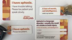 Aphasia card