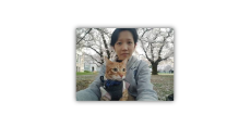 Picture of Han Su with her cat