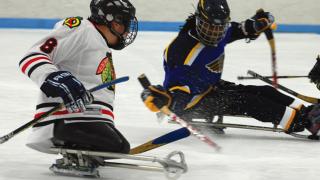 Shirley Ryan AbilityLab Blackhawks Sled Hockey 