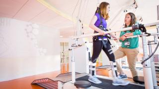 Patient sessions are pain free and fun at the Motion Analysis Center