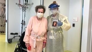 Post-COVID Patient with Therapist