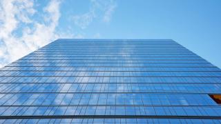 exterior detail with clouds