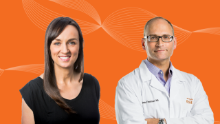 Aleks Gebska and Dr. Friedman