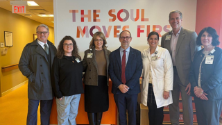 Dr. Pablo Celnik & John Dunkin Visit With Silver Cross Hospital Alliance Team
