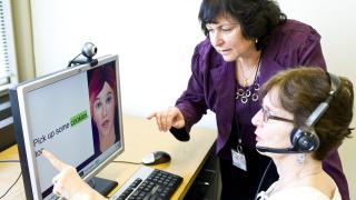 Our doctors work on speech and language skills with their patients