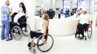 Handcycling at the Sports and Fitness Center