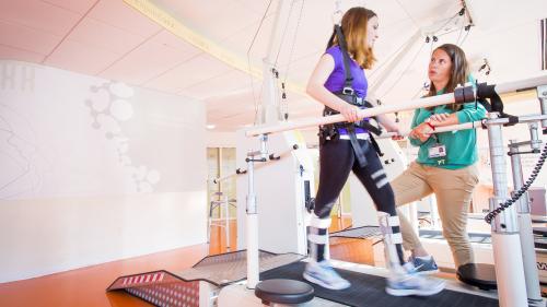 Patient sessions are pain free and fun at the Motion Analysis Center