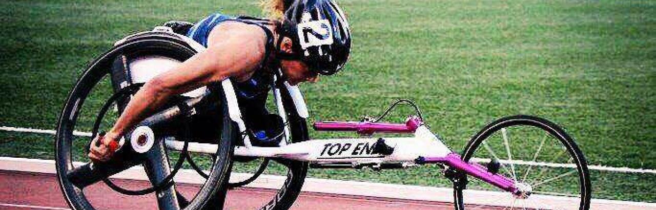Kelsey LeFevour competes in Paralympics