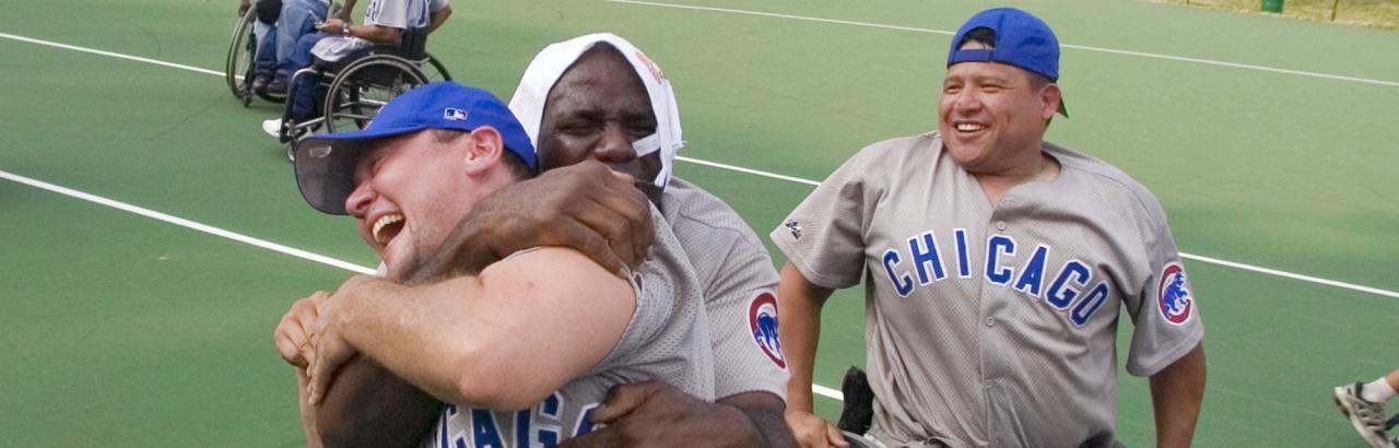 AbilityLab Softball Cubs celebrate a win