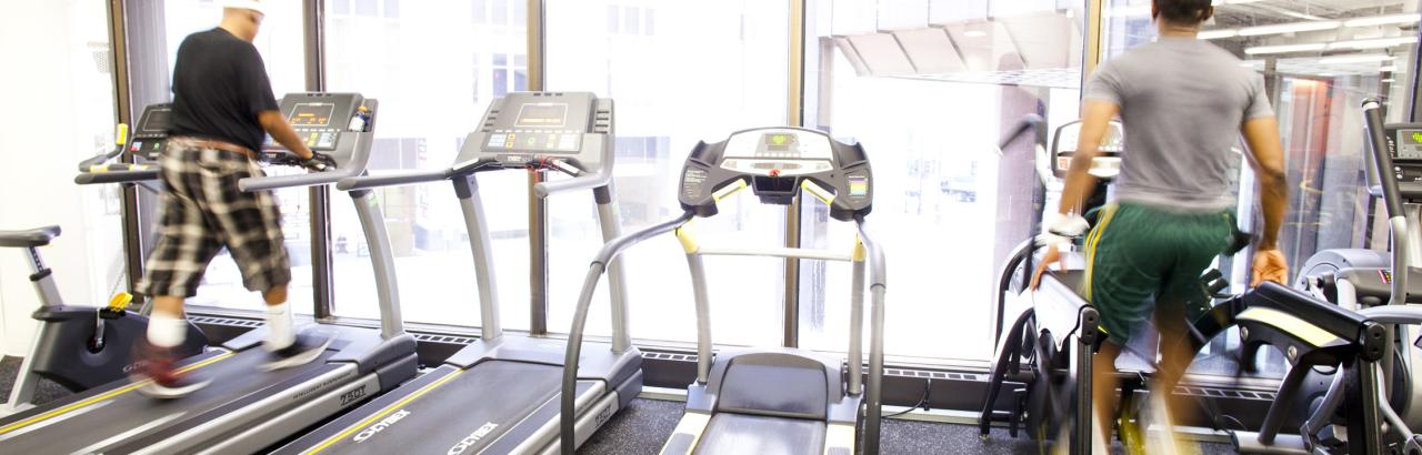 Pulmonary Patients on Treadmills