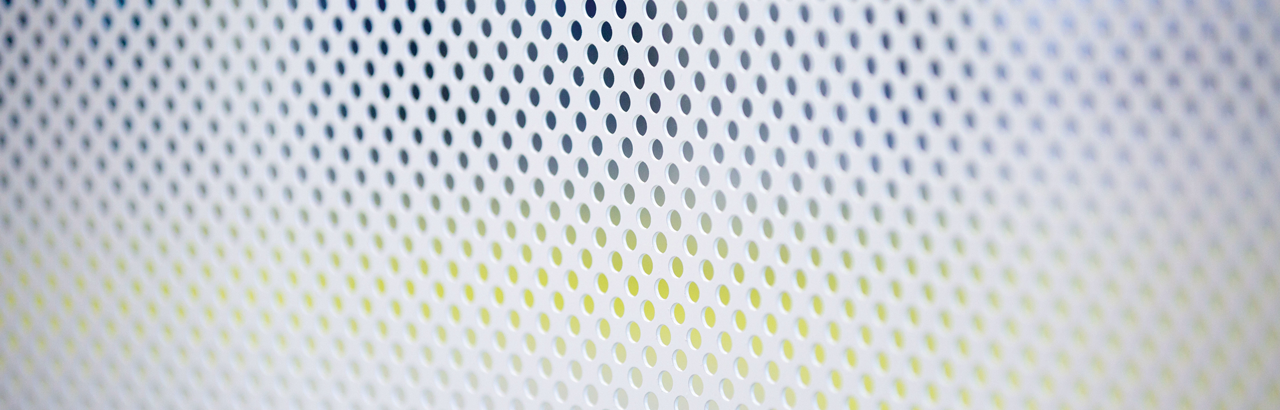 Artistic photo of mesh metal in Ability Lab 