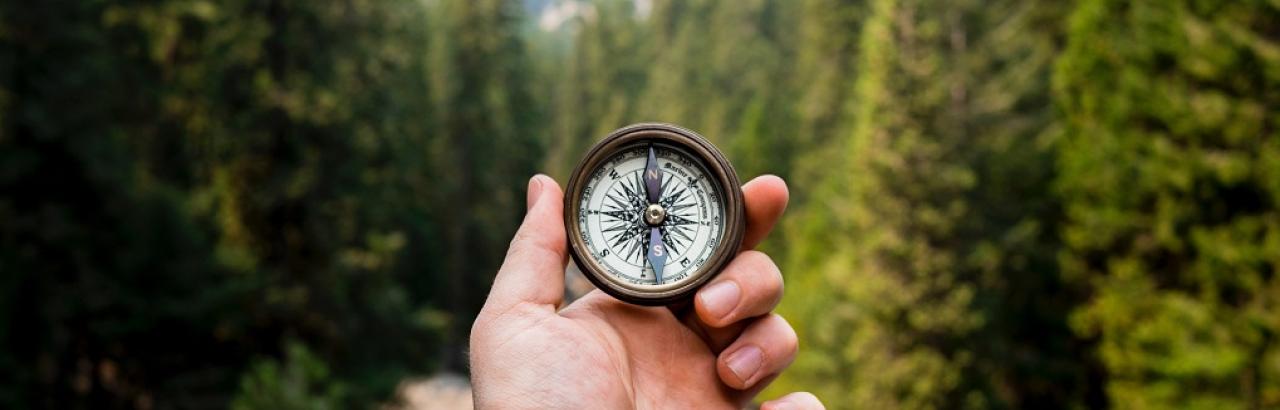 compass hiking