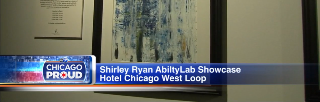 Tobi's art, a past patient at Shirley Ryan AbilityLab