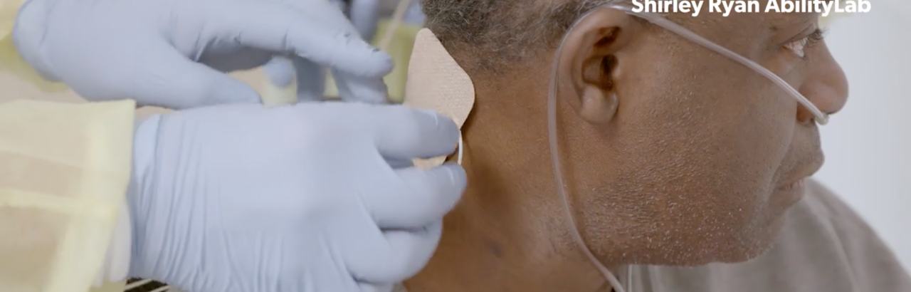 Allen Washington getting treatment at Shirley Ryan AbilityLab