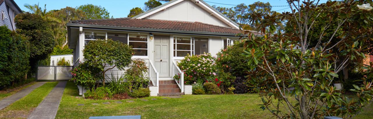 Small home exterior