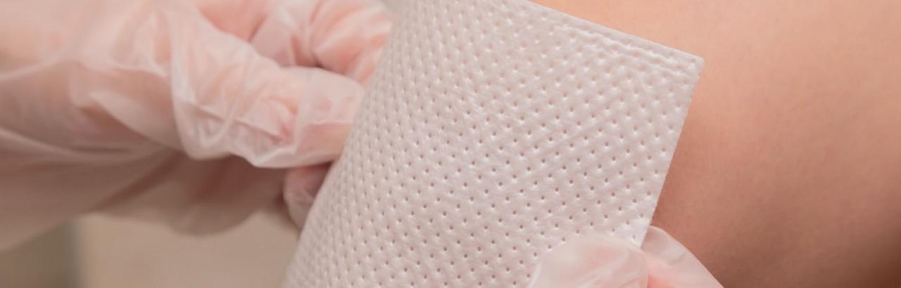 skin and bandage