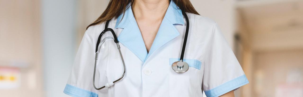 nurse with stethoscope