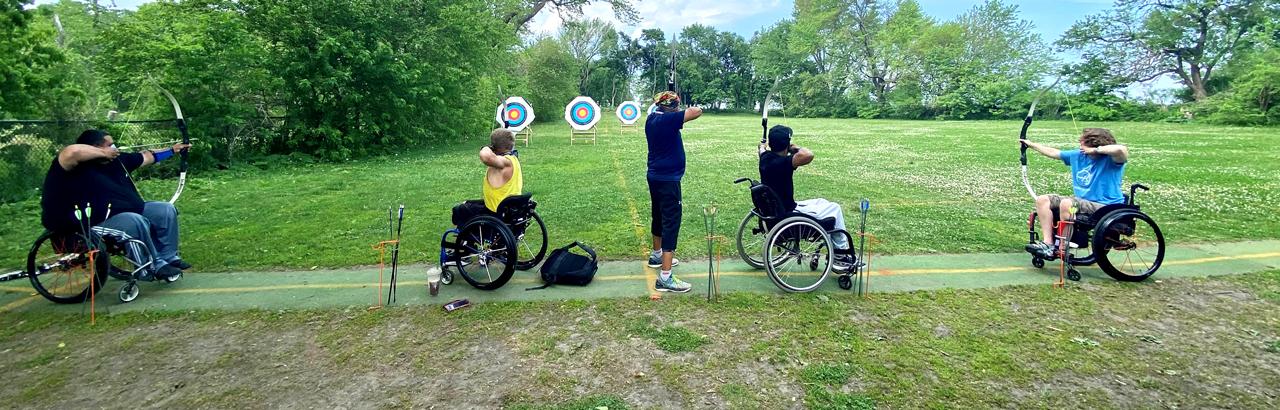 Adaptive Archery at Shirley Ryan AbilityLab