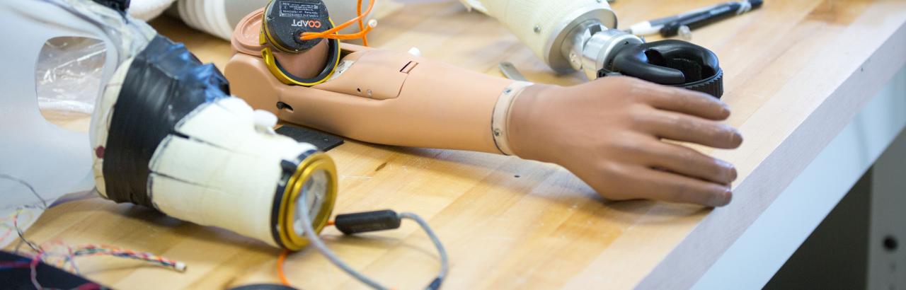 prosthetic limb from the Shirley Ryan AbilityLab Prosthetics & Orthotics Lab