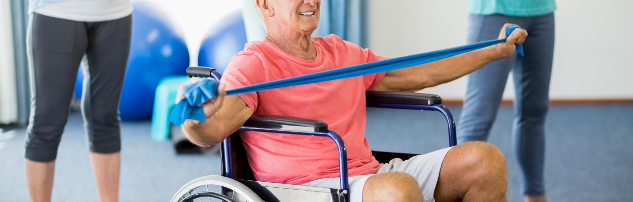 Patients participating in rehabilitation exercise group