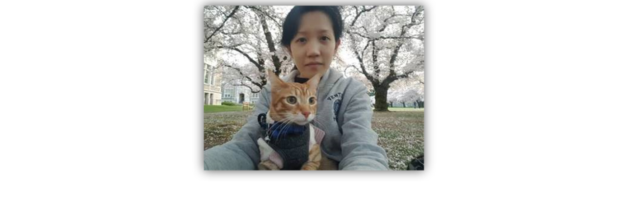 Picture of Han Su with her cat