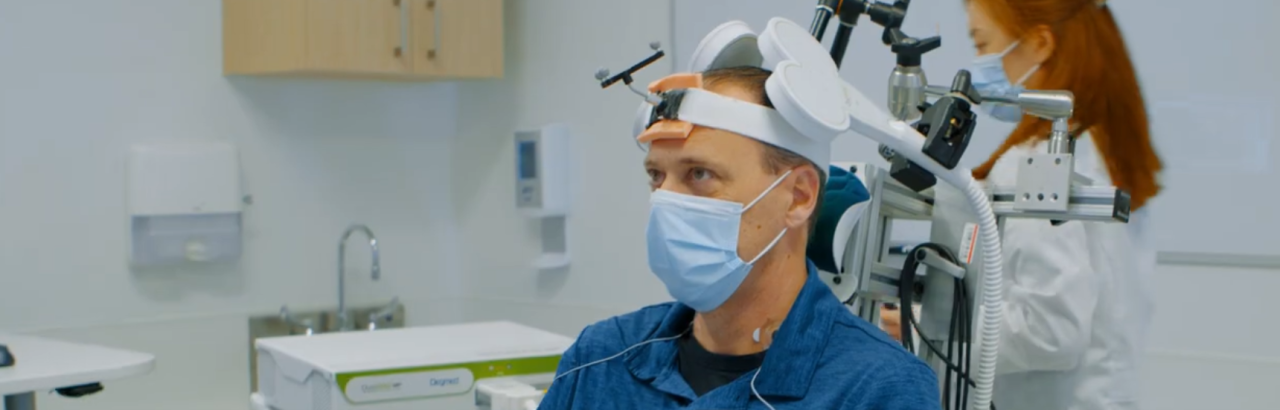 Patient receiving neurostimulation therapy