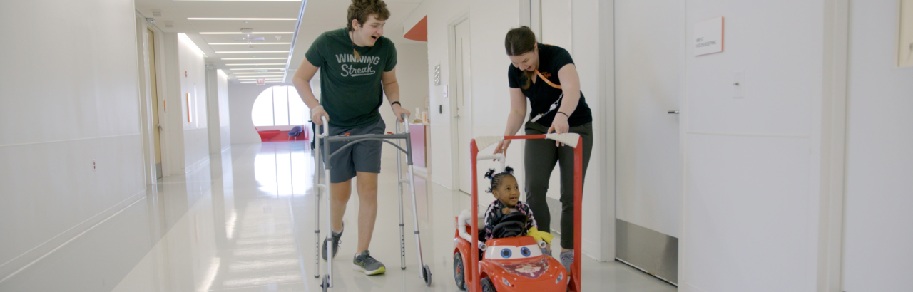 Caleb and Kahlani walking