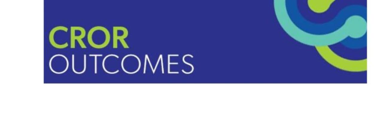 CROR Outcomes banner