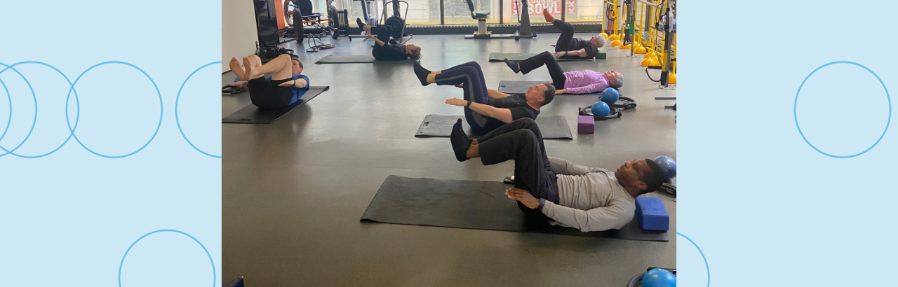 Adaptive Pilates class