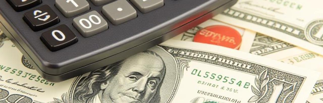 Calculator and cash